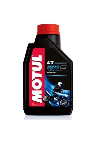 Motul 3000 10W-40 4T Motosiklet, scooter, ATV motor Yağı - 1 LT resmi