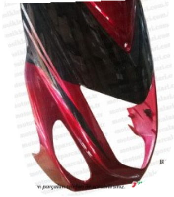 RMG Moto Gusto Rapid 50 Ön Göğüs, Far Grenajı Kırmızı resmi