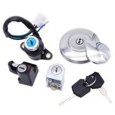 Honda Titan Deluxe Kontak, Direksiyon Kilidi ve Depo Kapağı Seti resmi