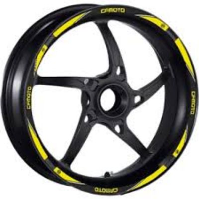 Cf Moto 450nk Jant Şeridi Sarı 2 Jant İçin resmi
