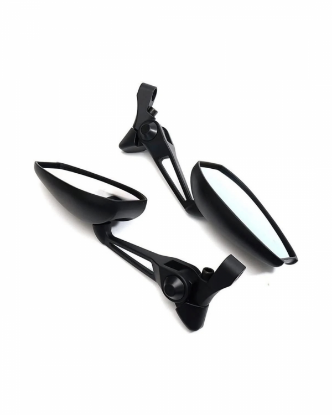 Cf Moto 650nk /650mt  Mp35 Alüminyum Dikiz Aynası Takım Kristal Mavi Cam 360° resmi