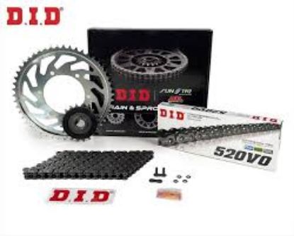 Cf Moto 650 Mt (650cc) Zincir Ve Dişli Seti Dıd Orjinal (2022-2024), Zincir: Dıd / Jt Dişli: Ön (15t) - Arka (46t) resmi