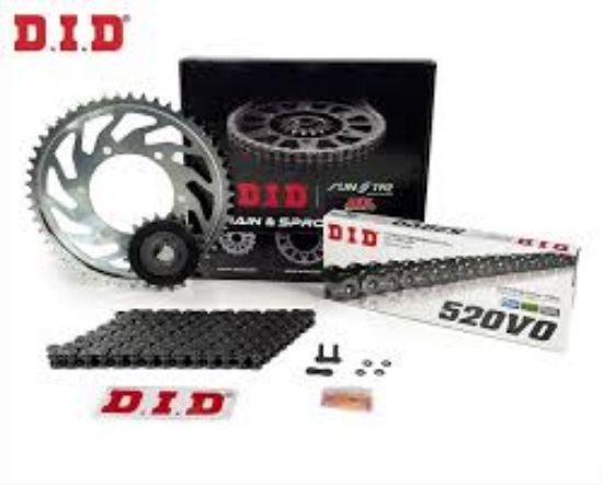 Cf Moto 650 Mt (650cc) Zincir Ve Dişli Seti Dıd Orjinal (2022-2024), Zincir: Dıd / Jt Dişli: Ön (15t) - Arka (46t) resmi